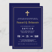 Invitation de la Marine Baptiste (Devant / Derrière)