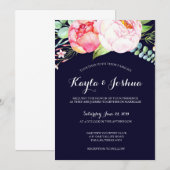 Invitation de la Marine Blush (Devant / Derrière)
