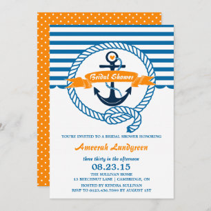 Invitation de la marine et de la douche nautique o