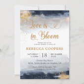 Invitation de la marine et de la douche nuptiale (Devant)