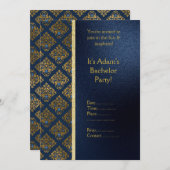 INVITATION DE LA MARINE ET DU PARTI GOLD BACHELOR  (Devant / Derrière)