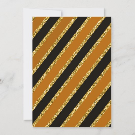 Invitation de la mascarade d'Halloween (Dos)