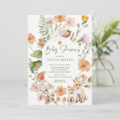 Invitation de la nature au Baby shower de Fox (Debout devant)