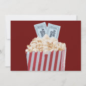 Invitation de la nuit de cinéma pour les fêtes (Dos)