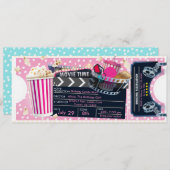 Invitation de la nuit de fillette (Devant / Derrière)