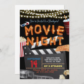 Invitation de la nuit du film (Devant / Derrière)