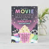 Invitation de la nuit du film | Invitation d'anniv (Debout devant)