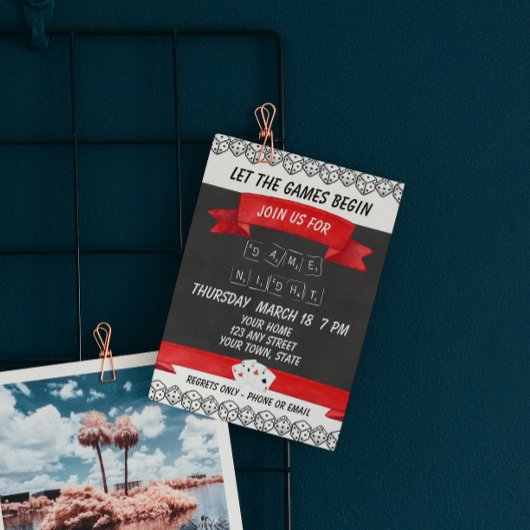 Invitation de la nuit du jeu