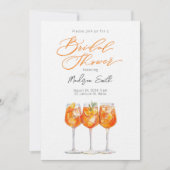Invitation de la nuptiale Aperol Spritz (Devant)