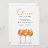 Invitation de la nuptiale Aperol Spritz (Devant / Derrière)