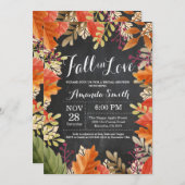 Invitation de la nuptiale automne (Devant / Derrière)