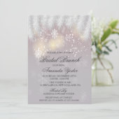 Invitation de la nuptiale Brunch d'hiver (Debout devant)