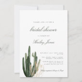 Invitation de la nuptiale Cactus moderne (Devant)