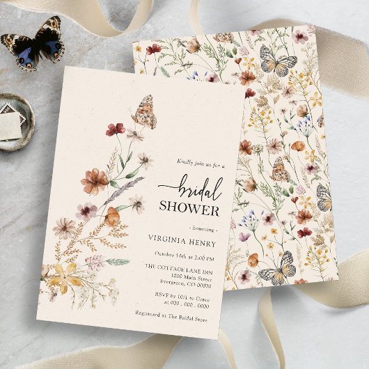Invitation de la nuptiale de Boho Floral