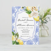 Invitation de la nuptiale de citron méditerranéen (Debout devant)