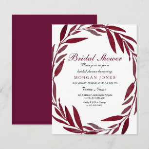 Invitation de la nuptiale de courge de Bourgogne