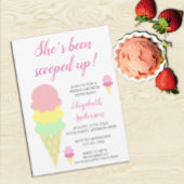 Invitation de la nuptiale de crème glacée