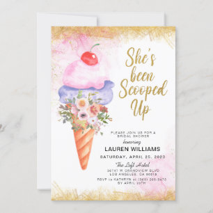 Invitation de la nuptiale de crème glacée