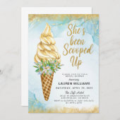 Invitation de la nuptiale de crème glacée (Devant / Derrière)