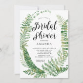 Invitation de la nuptiale de foune botanique (Devant)