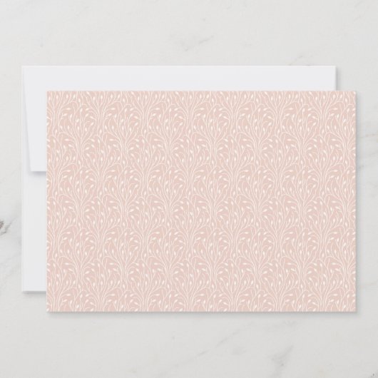 Invitation de la nuptiale de Garden Gate (Dos)