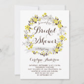 Invitation de la nuptiale de la couronne de fleurs (Devant)