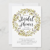 Invitation de la nuptiale de la couronne d'olive r (Devant)