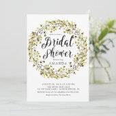 Invitation de la nuptiale de la couronne d'olive r (Debout devant)