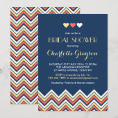 Invitation de la nuptiale de la Marine Blue Yellow (Devant / Derrière)