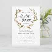 Invitation de la nuptiale de Laurel Wreath (Debout devant)