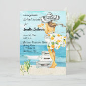 Invitation de la nuptiale de lune de miel (Debout devant)