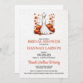 Invitation de la nuptiale de mariée d'automne (Devant / Derrière)