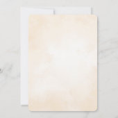 Invitation de la nuptiale de Pampas d'automne (Dos)