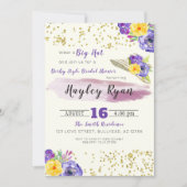 Invitation de la nuptiale de style Kentucky Derby (Devant)