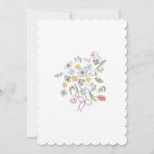 Invitation de la nuptiale de thé Whimsical tiré à  (Dos)