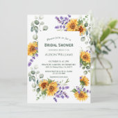 Invitation de la nuptiale de tournesol Lavender (Debout devant)