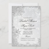 Invitation de la nuptiale de vacances d'hiver (Devant)