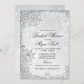 Invitation de la nuptiale de vacances d'hiver (Devant / Derrière)