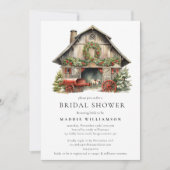 Invitation de la nuptiale de vacances d'hiver (Devant)