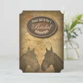 Invitation de la nuptiale des filles des chevaux d (Debout devant)