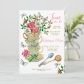 Invitation de la nuptiale du Tea Party (Debout devant)