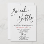 Invitation de la nuptiale et de Bubbly Mimosa (Devant)