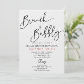 Invitation de la nuptiale et de Bubbly Mimosa (Debout devant)