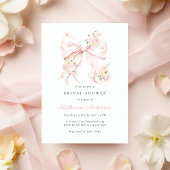Invitation de la nuptiale Floral Bow