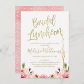 Invitation de la nuptiale florale (Devant / Derrière)