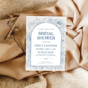 Invitation de la nuptiale florale Chinoiserie