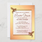 Invitation de la nuptiale Gold et Red Dragon (Devant)