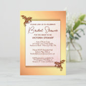 Invitation de la nuptiale Gold et Red Dragon (Debout devant)