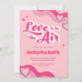 Invitation de la nuptiale hippie super Heart (Devant)