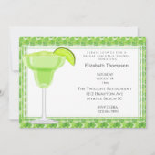 Invitation de la nuptiale Lime Margarita (Devant)